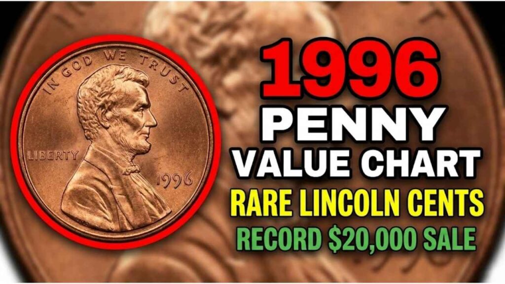 1996 Penny Value Chart: Rare Lincoln Cents and Record $20,000 Sale
